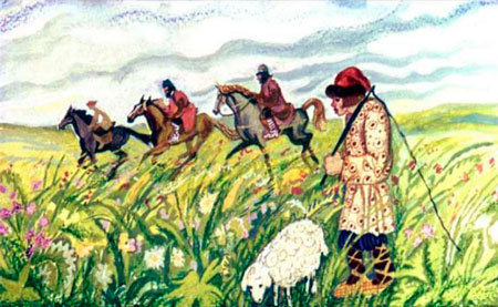 Русская народная сказка. Сказка о морском царе и Настасье Премудрой