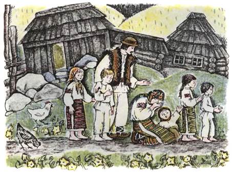Украинская сказка. Про бедного человека и Вороньего царя