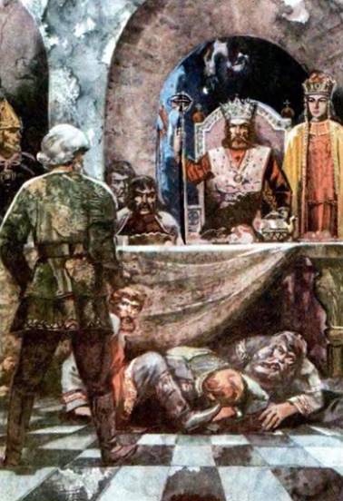Русские народные сказки о богатырях. Как Илья поссорился с князем Владимиром