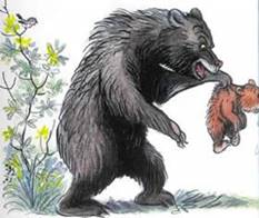 Медвежонок - невежда Бить детей недопустимо!