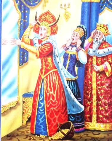 Рисунок - Наказанная царевна — русская народная сказка